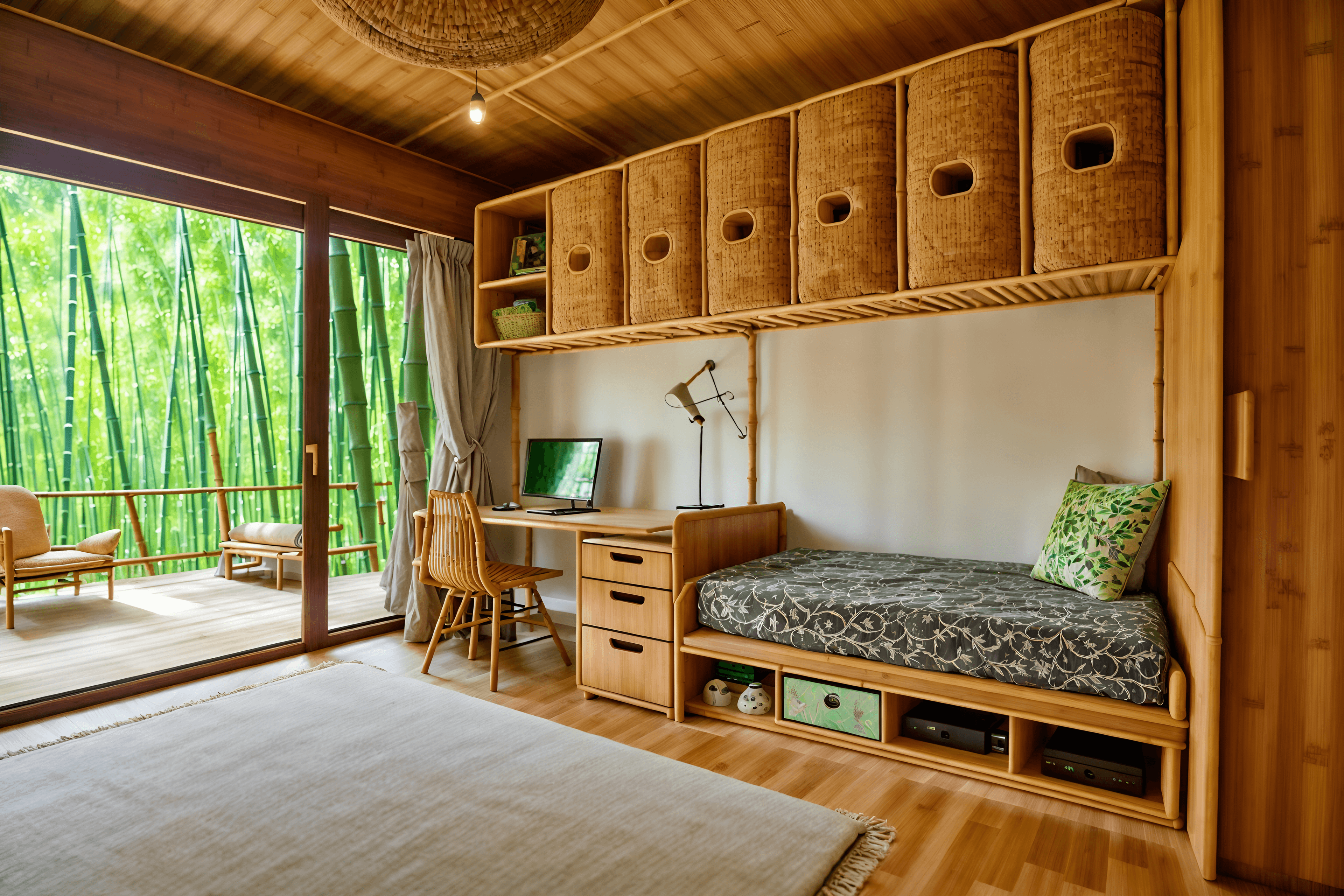 Biophilic Style interior design example 5 - After AI interior design