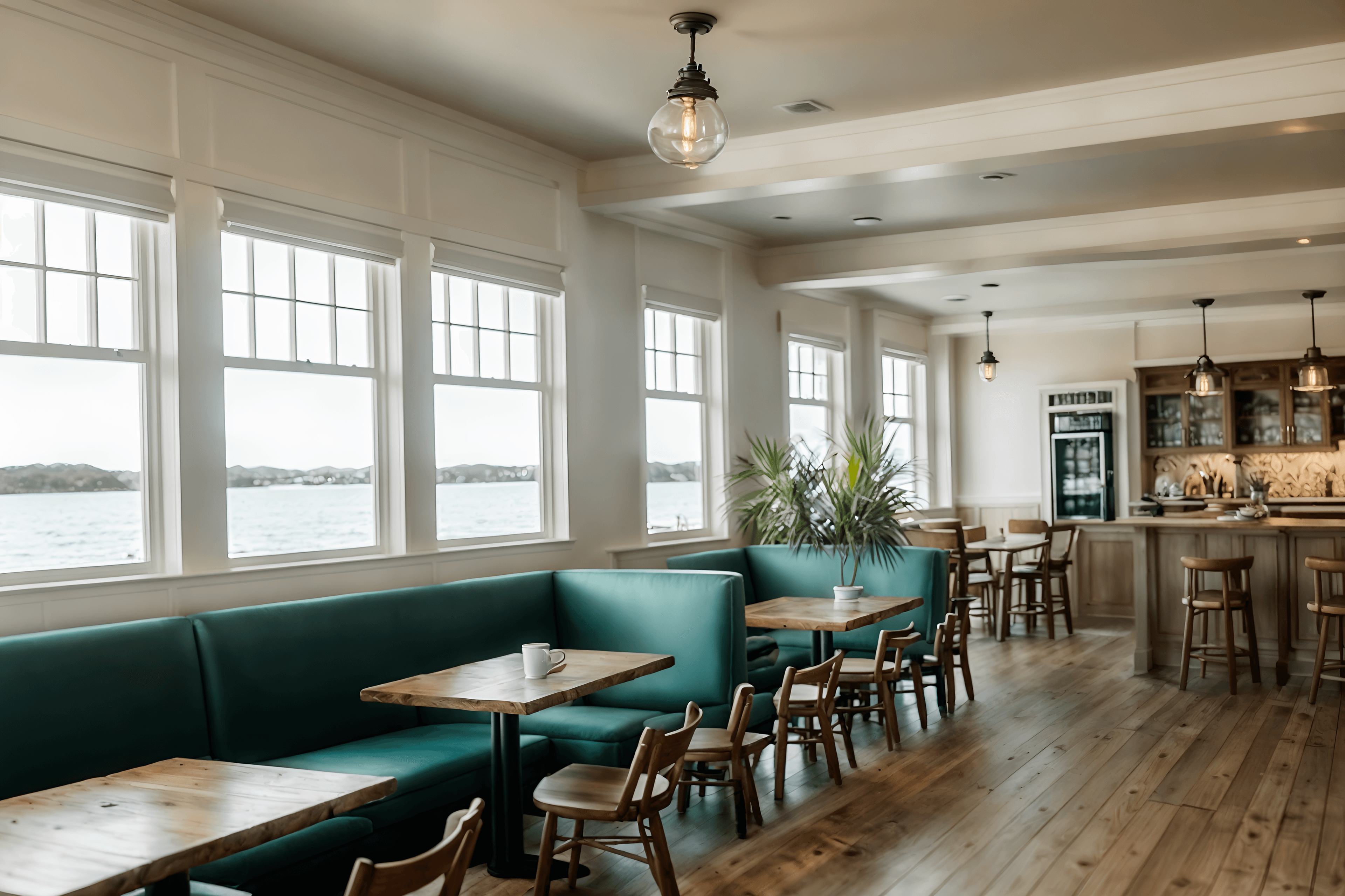 Coastal Style interior design example 2 - After AI interior design