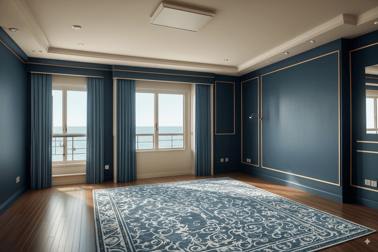 Nautical Style interior design example 5 - Before