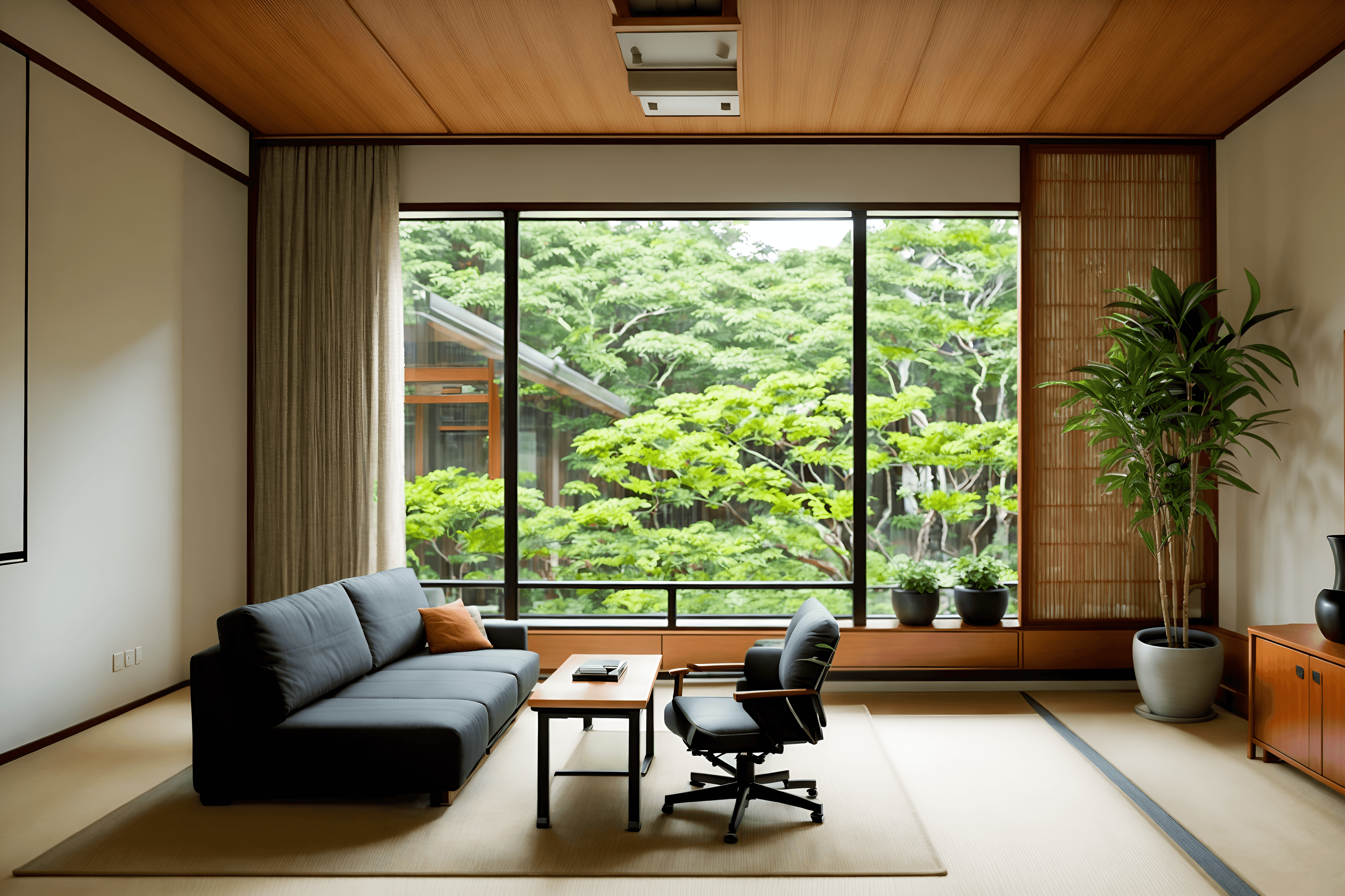 Zen Style interior design example 1 - After AI interior design
