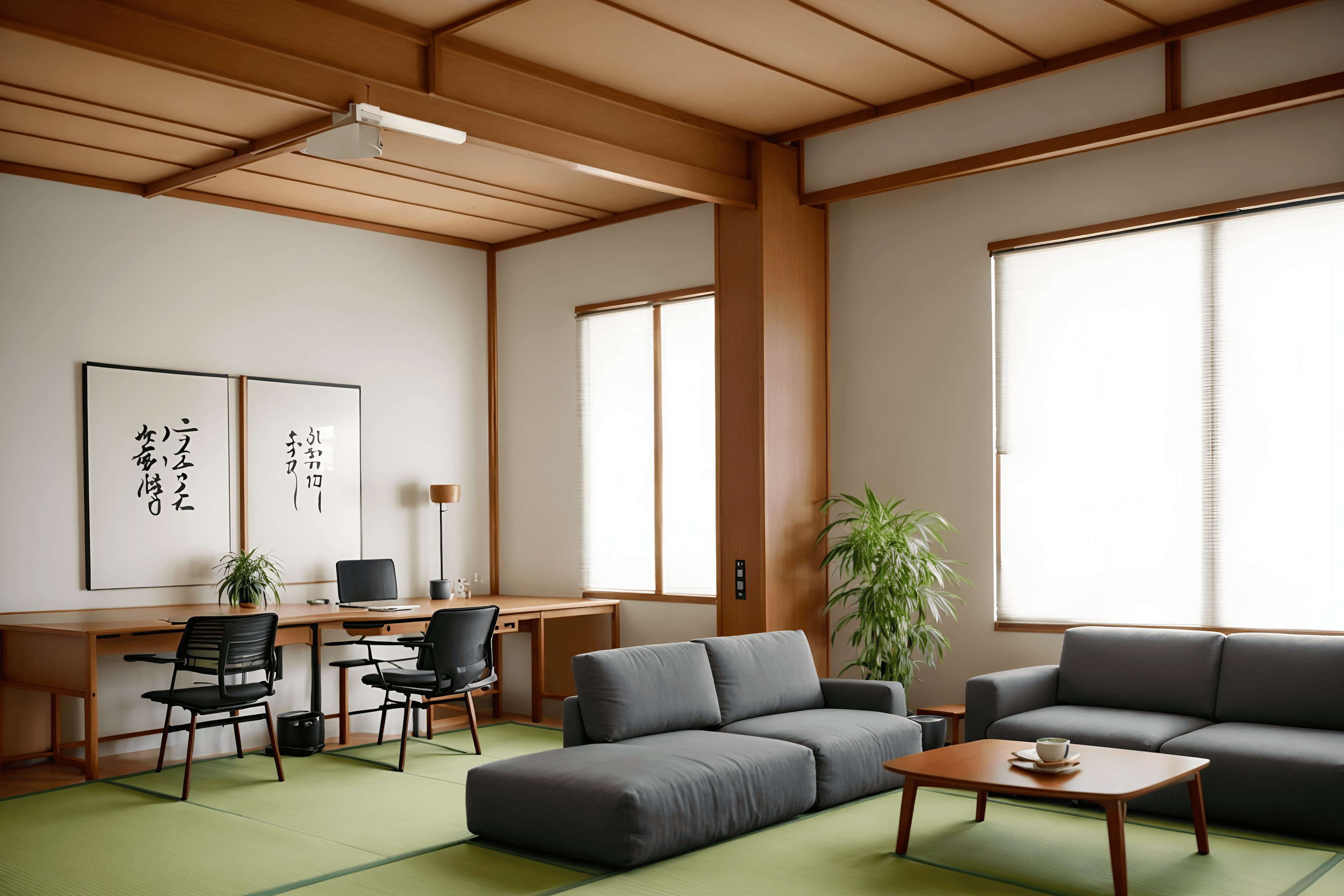 Zen Style interior design example 2 - After AI interior design
