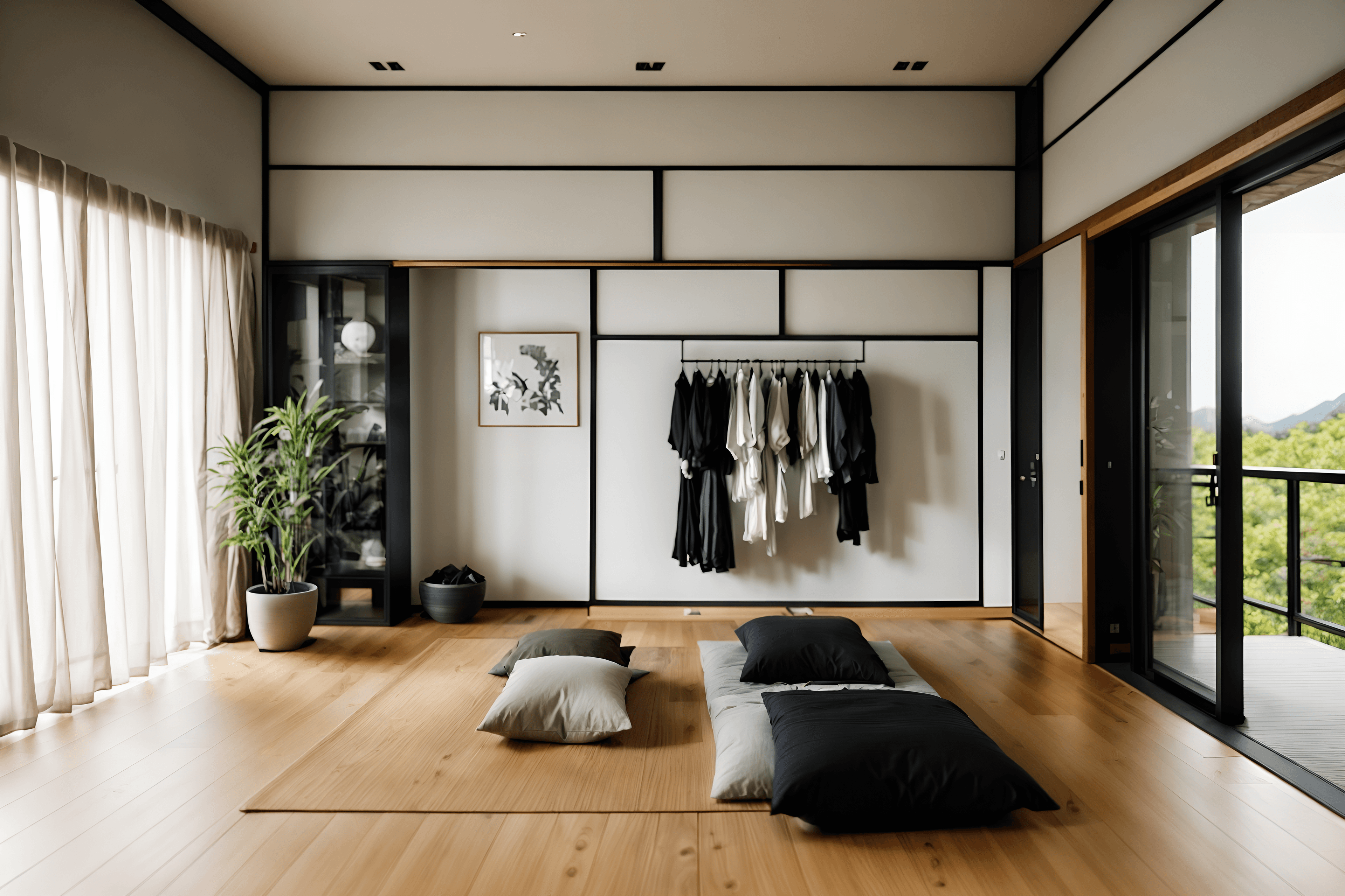 Zen Style interior design example 3 - After AI interior design